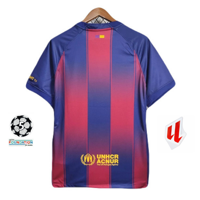 Camiseta Barcelona I + Parches 25/26 Hombre