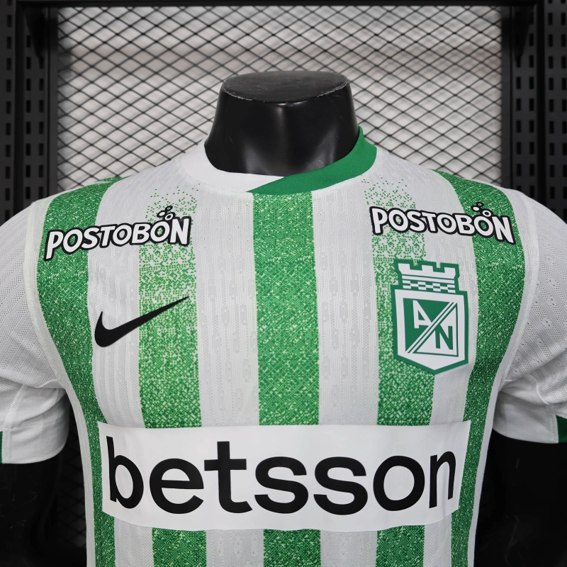 Camiseta Atlético Nacional Primera Equipación 25/26 Hombre (Versión Jugador)